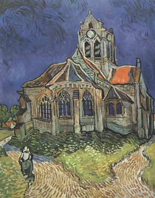 Vincent Van Gogh The Church at Auvers (nn04) Germany oil painting art